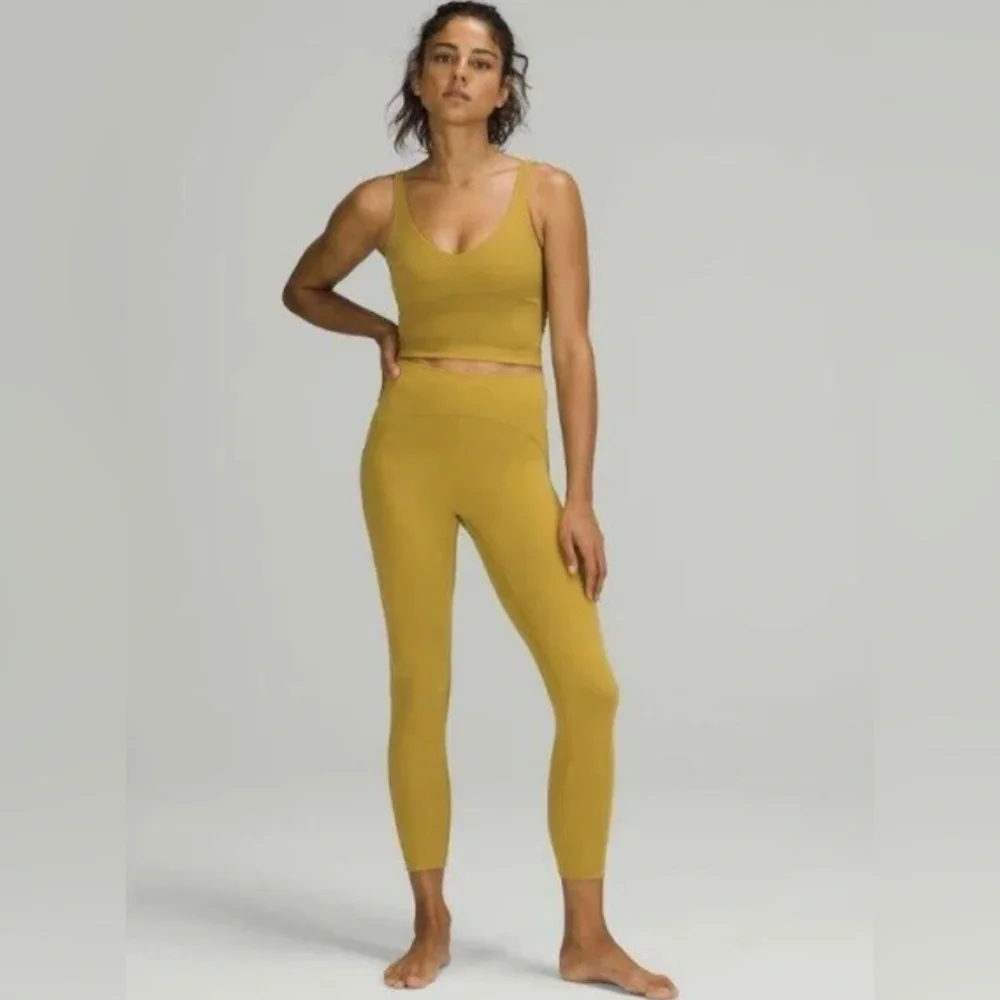 Lululemon InStill High-Rise Tight 25" Size 4 Auric Gold - Picture 1 of 7